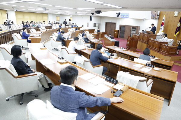 ▲ 양천구의회 제314회 임시회 제2차 본회의 전경.
