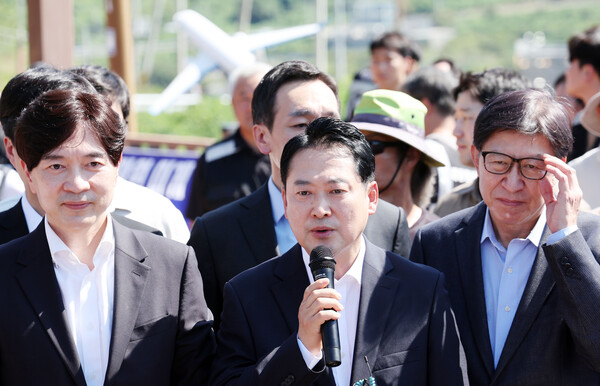 ▲ 부산 찾은 장동혁 국민의힘 대표. /뉴시스