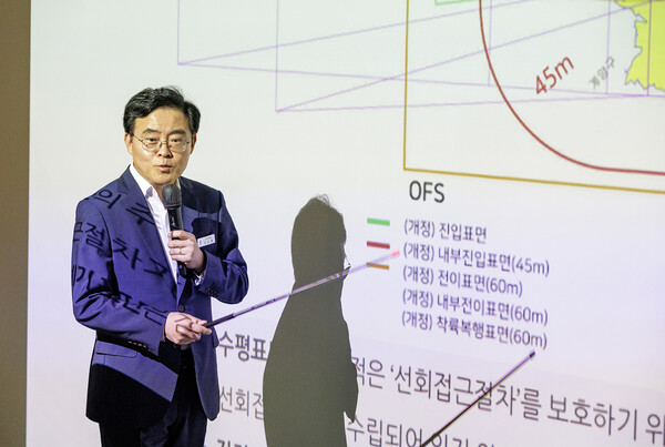 ▲ 기자설명회 진행하는 진교훈 강서구청장.