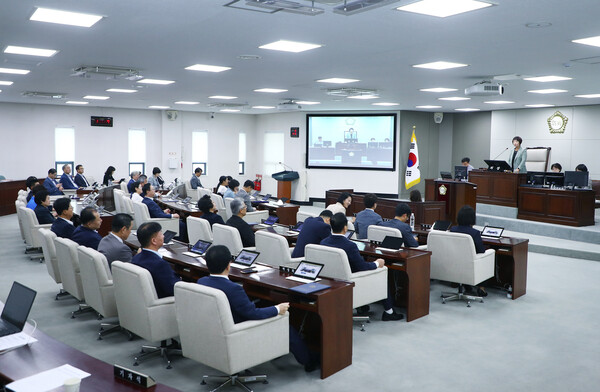 ▲ 송파구의회 제325회 임시회 제3차 본회의 전경.