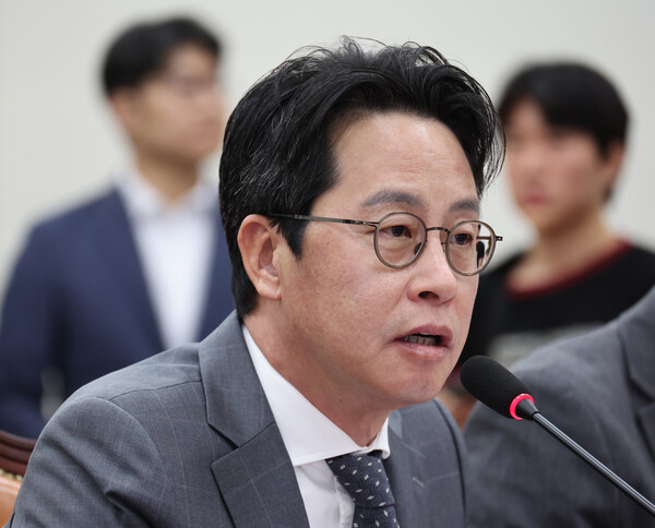 ▲ 발언하는 조좌진 롯데카드 대표이사. /뉴시스