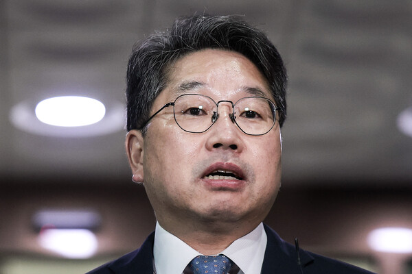 ▲ 노만석 검찰총장 직무대행이 9월 26일 서울 서초구 대검찰청에서 정부조직법 개정안 표결에 따른 입장 발표를 하고 있다. /뉴시스