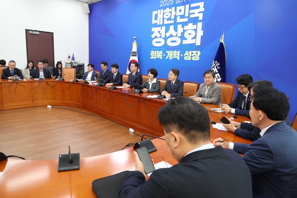 ▲ 더불어민주당 정책조정회의. /뉴시스