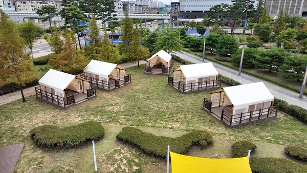 ▲ 운정호수공원 피크닉장 전경.