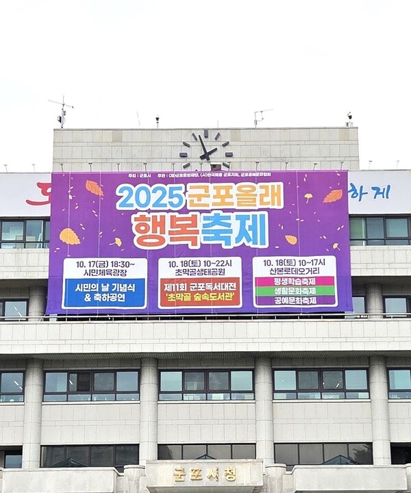 ▲ 군포시청 전경.