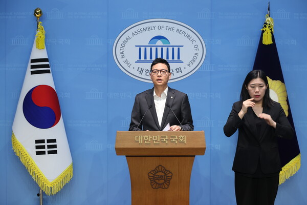 ▲ 박정훈 의원, 김현지 제1부속실장 관련 긴급 기자회견. /뉴시스
