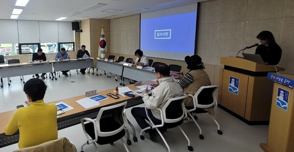 ▲ 수원특례시 팔달구 매산동 '2025년 CCTV설치 위치선정협의회' 회의 개최 모습.