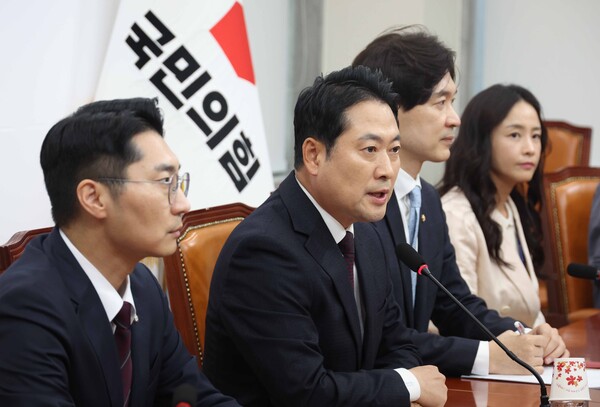 ▲ 입장 발표하는 장동혁 대표. /뉴시스