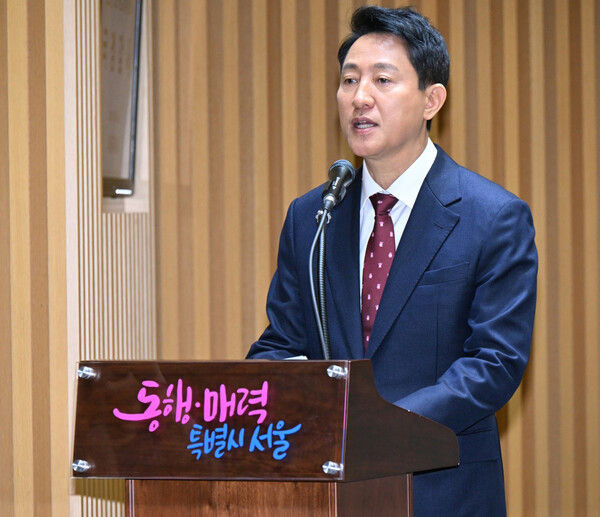 ▲ 국감 출석한 오세훈 서울시장. /뉴시스