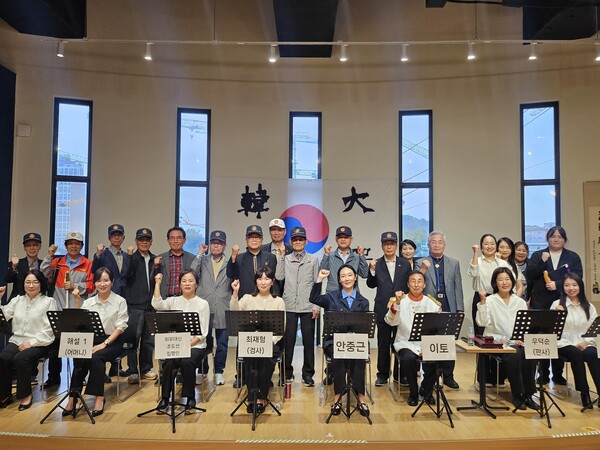 ▲ 광복 80주년 기념 협력사업 뮤지컬 영웅 낭독회 사진.