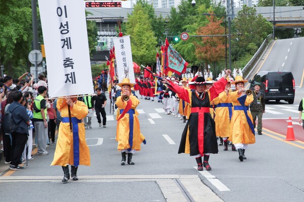 ▲ 2024년 축제 모습(사냥행차 재현).