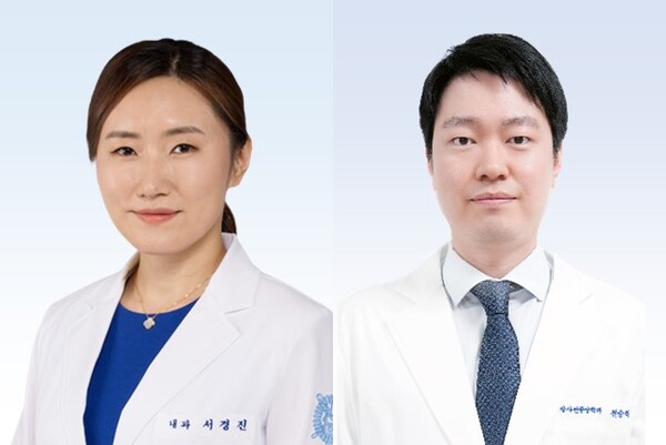 ▲ 분당서울대병원 혈액종양내과 서경진 교수(왼쪽), 방사선종양학과 전승혁 교수(오른쪽).