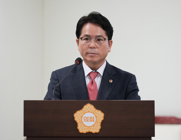 ▲ 하남시의회 금광연 의장.