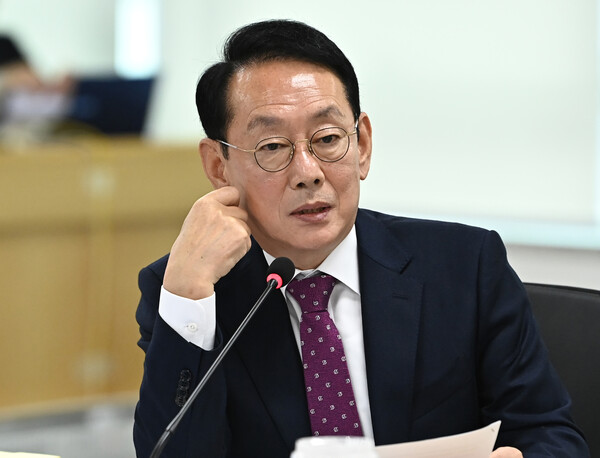 ▲ 질의하는 김도읍 국민의힘 의원. /뉴시스