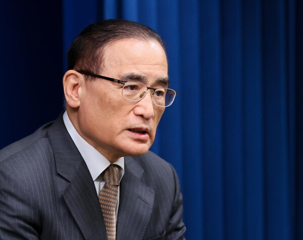 ▲ 브리핑하는 위성락 국가안보실장. /뉴시스