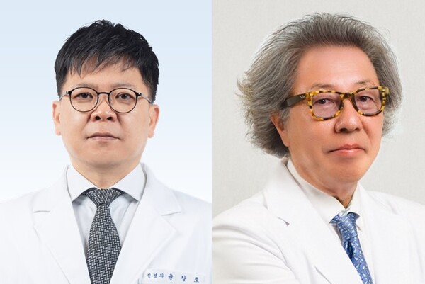 ▲ 분당서울대병원 신경과 윤창호 교수(왼쪽), 고려대의대 인간유전체연구소 신철 교수(오른쪽).