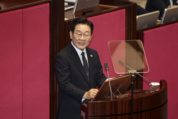 ▲ 이재명 대통령 2026년도 예산안 시정연설. /뉴시스