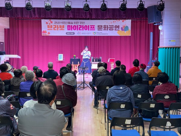 ▲ '브라보 마이 라이프' 공연 진행 모습.