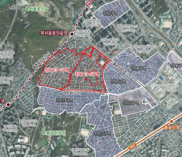 ▲ ‘장위13-1/2구역’ 위치도.