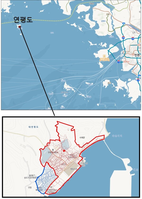 ▲ 연평1·2지구 위치도.