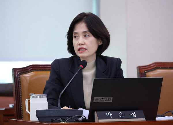 ▲ 국정감사 질의하는 박은정 의원. /뉴시스