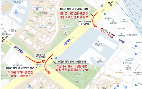 ▲ 가양대로 축 개선 개요.