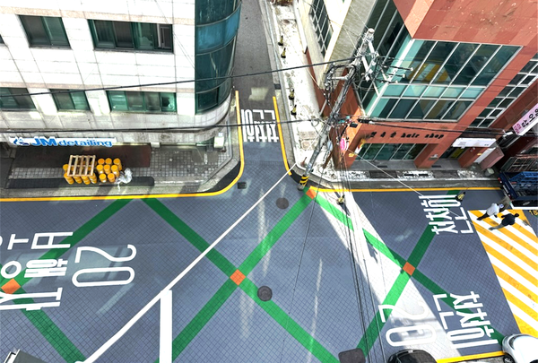 ▲ 양재대로 124길 보행자우선도로 조성 후 모습.