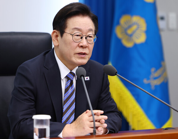 ▲ 수석보좌관회의 발언하는 이재명 대통령. /뉴시스