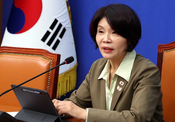 ▲ 한정애 정책위의장. /뉴시스