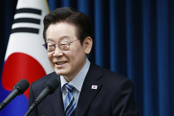 ▲ 질문 답변하는 이재명 대통령. /뉴시스