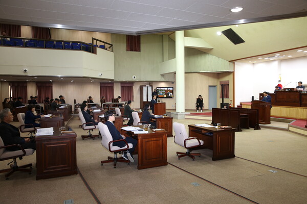 ▲ 군포시의회 제285회 제2차 본회의 전경.