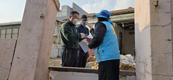▲ 겨울철 대비 화재예방을 위한 안전점검의 날 캠페인.