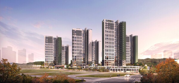 ▲ 화성 남양뉴타운 우미린 에듀하이 투시도.