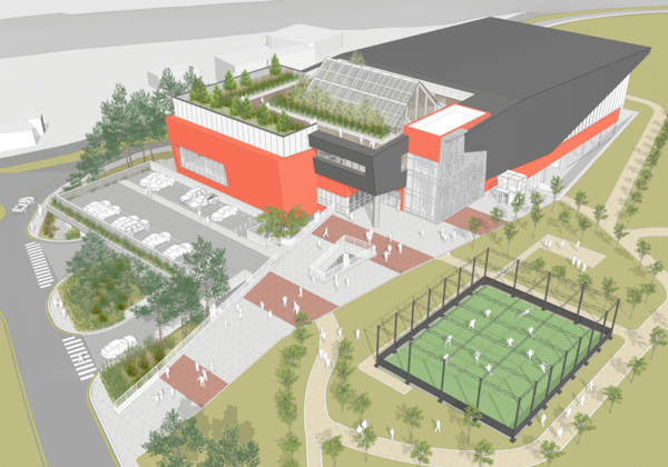 ▲ 당선작 조감도.