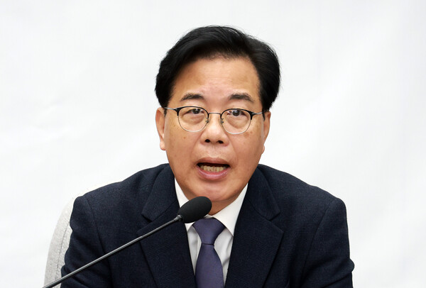 ▲ 발언하는 송언석 원내대표. /뉴시스