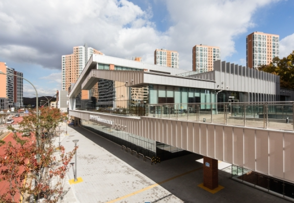 ▲ 남사스포츠센터 전경.