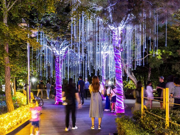 ▲ ‘제4회 계양 빛 축제’ 개최 현장.