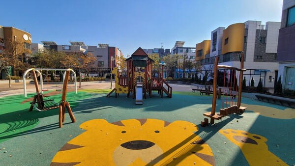 ▲ 모래성공원 전경.