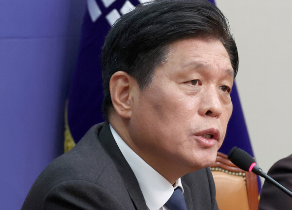 ▲ 기자간담회하는 조승래 더불어민주당 사무총장. /뉴시스