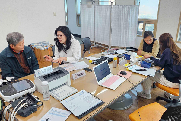 ▲ 모바일 헬스케어사업 관련 사진.