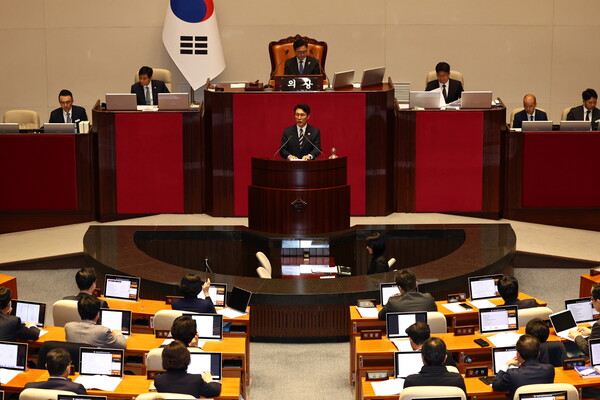 ▲ 2026년도 예산안 통과, 감사인사하는 김민석 총리. /뉴시스