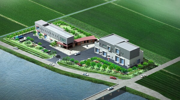 ▲ 온수하수처리장 조감도.