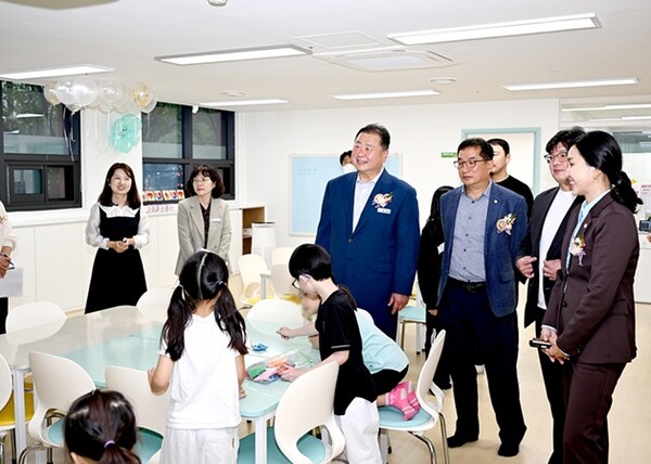 ▲ 다함께돌봄센터 공동 개소식.