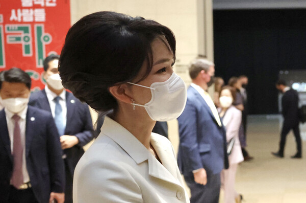 ▲ 김건희 여사 모습. /뉴시스