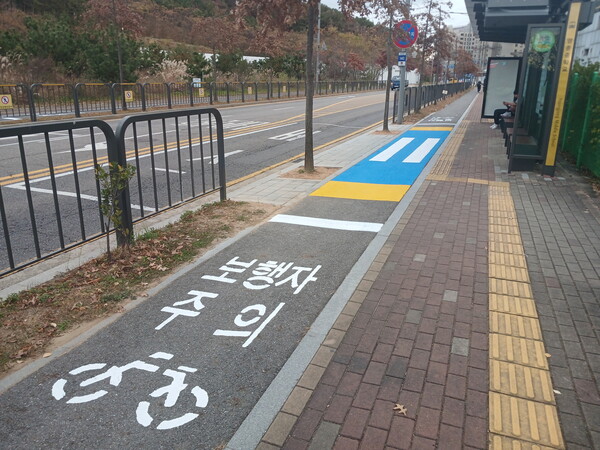 ▲ 영종국제도시 버스정류장 주변.