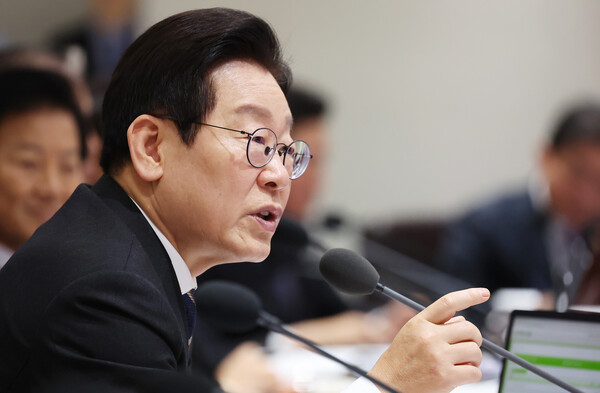 ▲ 국무회의서 발언하는 이재명 대통령. /뉴시스