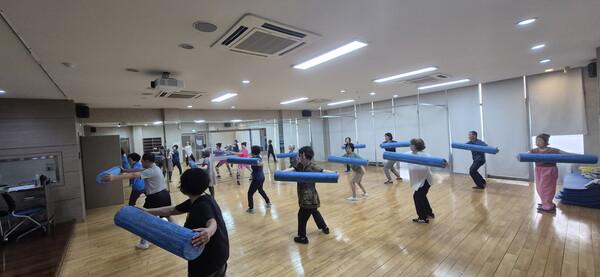 ▲ 백세건강 운동.