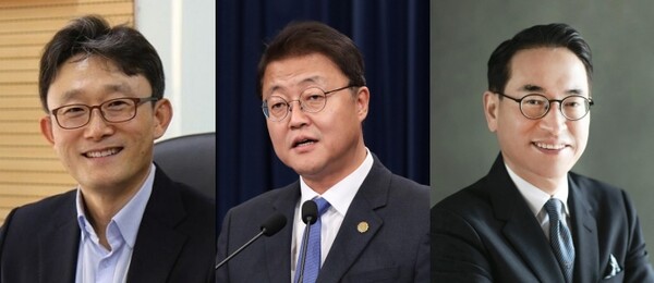 ▲ KT 차기 대표 최종 후보군에 포함된 박윤영 전 KT 기업부문장(사장), 주형철 전 SK커뮤니케이션즈 대표, 홍원표 전 SK쉴더스 대표. /뉴시스