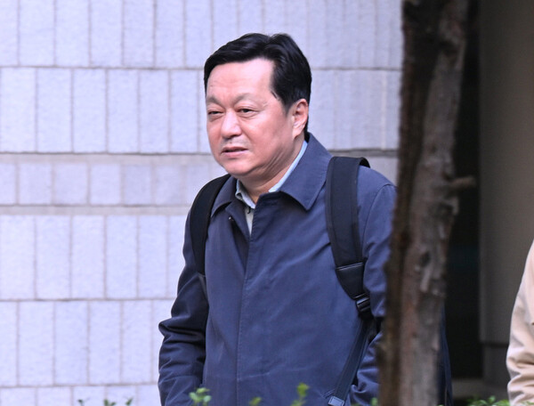 ▲ 재판 출석하는 정진상. /뉴시스