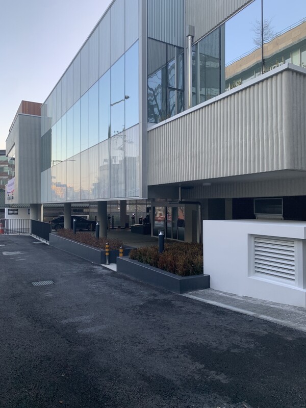 ▲ 옥인동 '휴먼타운 2.0' 주차장 외관.